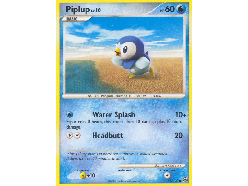 Piplup (Reverse Holo)