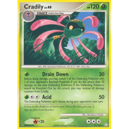 Cradily (Reverse Holo)