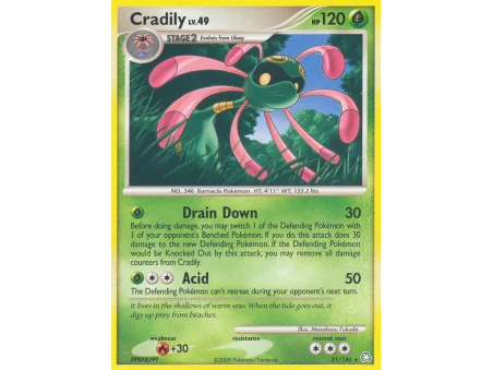 Cradily (Reverse Holo)