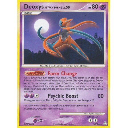 Deoxys Attack Forme (Reverse Holo)