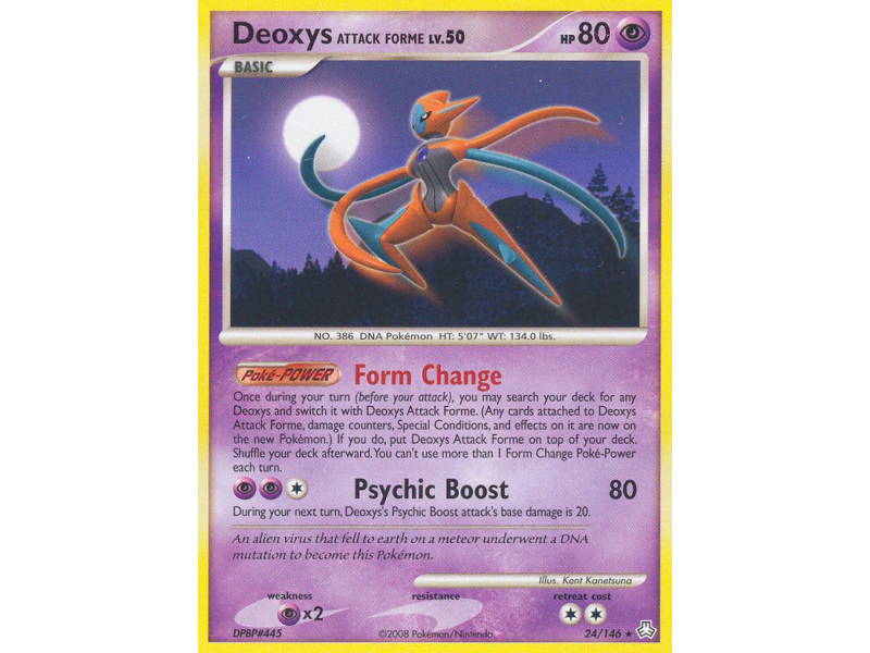 Deoxys Attack Forme (Reverse Holo)
