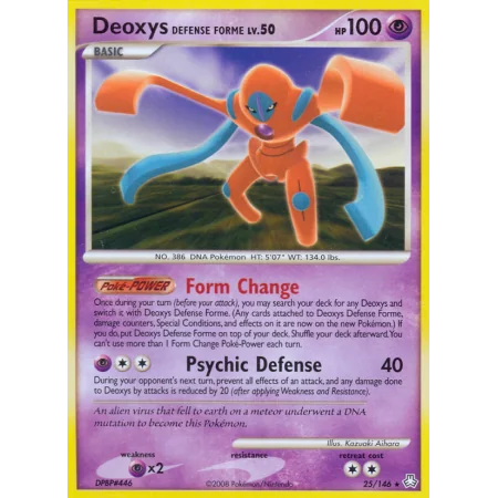 Deoxys Defense Forme (Reverse Holo)