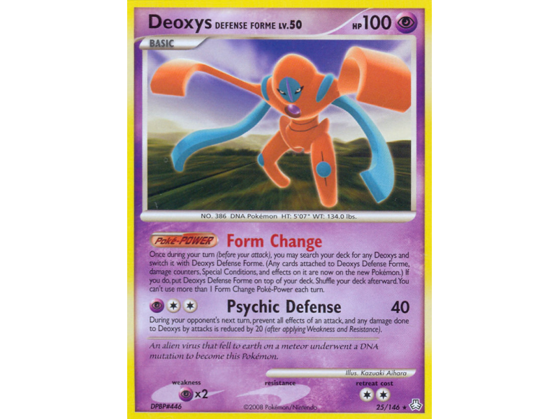 Deoxys Defense Forme (Reverse Holo)