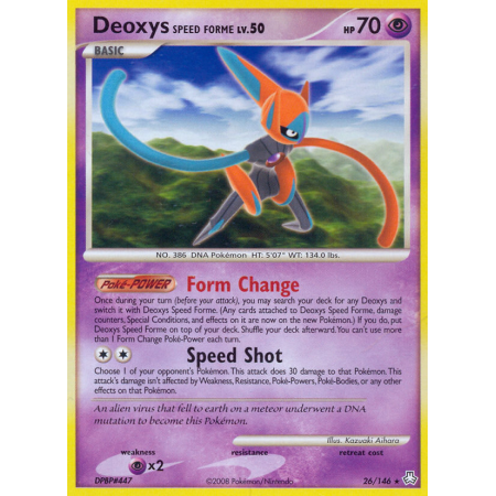 Deoxys Speed Forme (Reverse Holo)