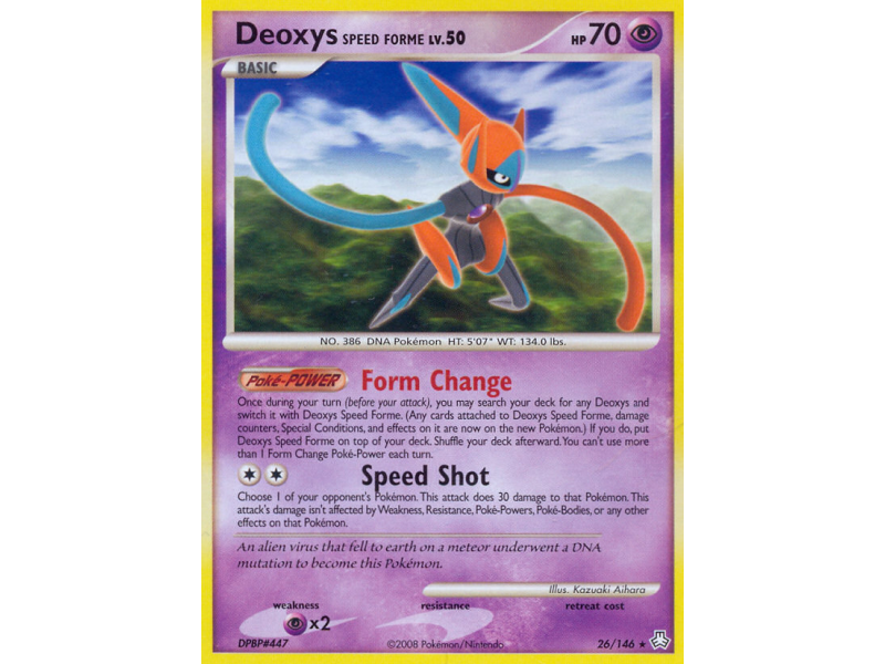 Deoxys Speed Forme (Reverse Holo)