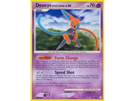Deoxys Speed Forme (Reverse Holo)