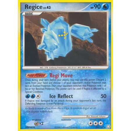 Regice (Reverse Holo)