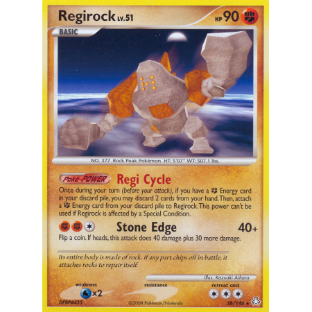 Regirock (Reverse Holo)