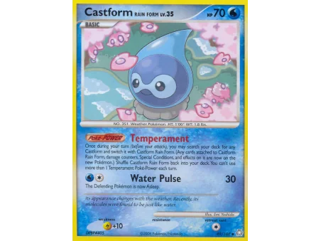 Castform Rain Form (Reverse Holo)