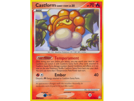 Castform Sunny Form (Reverse Holo)