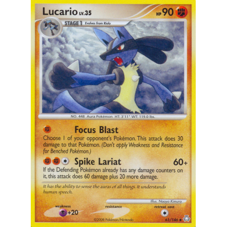 Lucario (Reverse Holo)