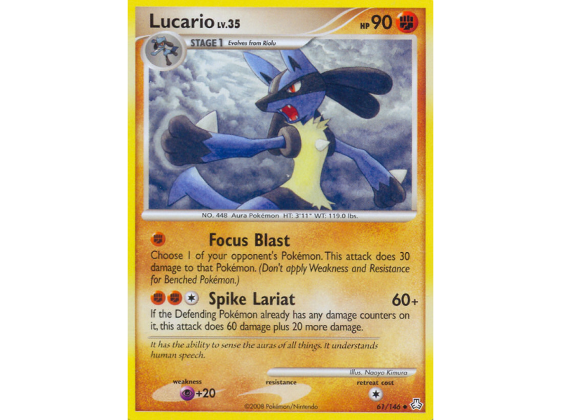 Lucario (Reverse Holo)