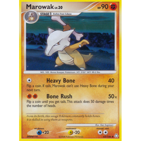 Marowak (Reverse Holo)