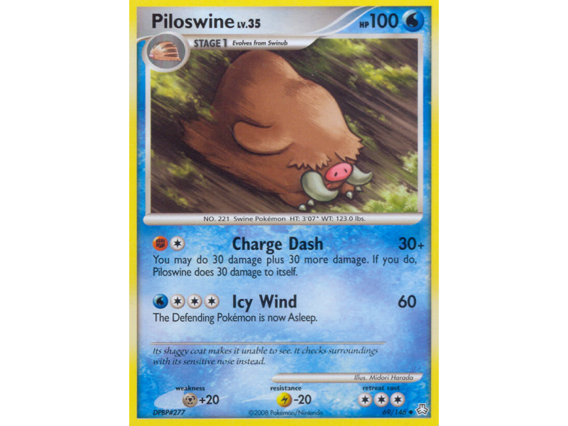 Piloswine (Reverse Holo)