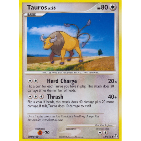 Tauros (Reverse Holo)