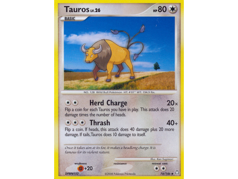 Tauros (Reverse Holo)