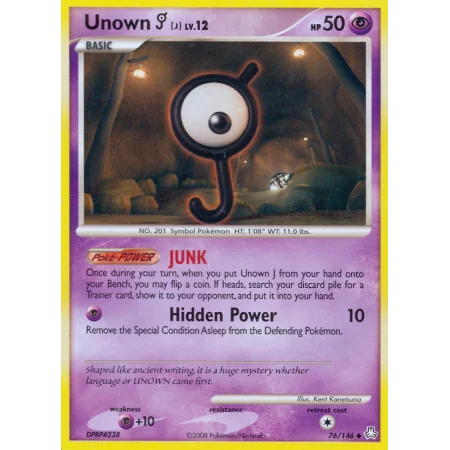 Unown [J] (Reverse Holo)