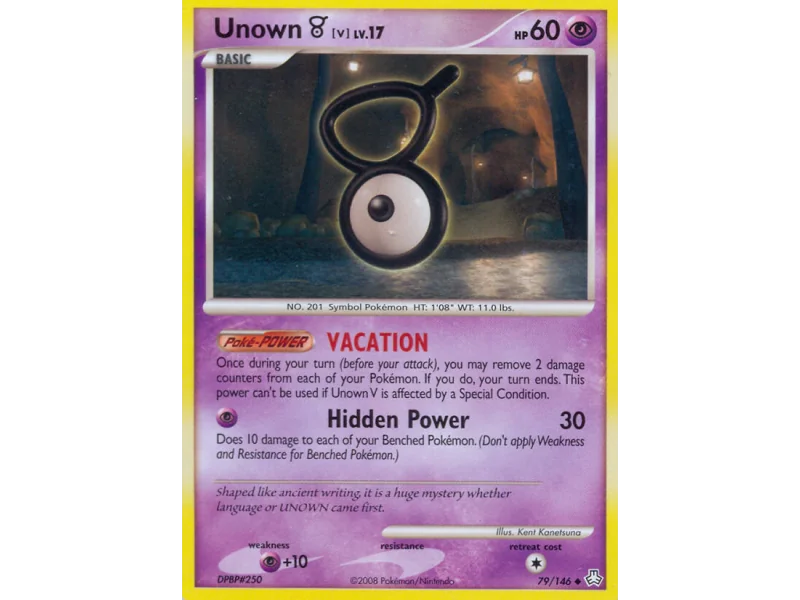 Unown [V] (Reverse Holo)