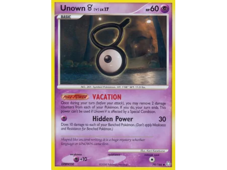 Unown [V] (Reverse Holo)
