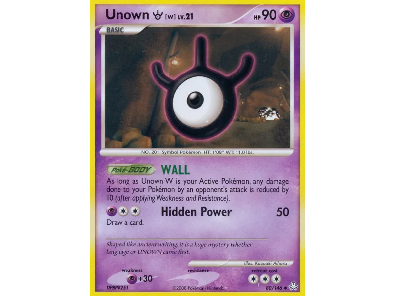 Unown [W] (Reverse Holo)