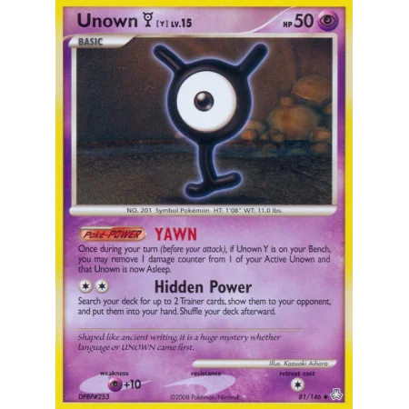 Unown [Y] (Reverse Holo)