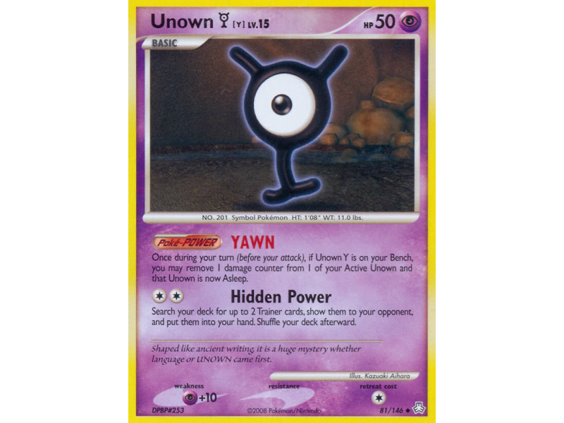 Unown [Y] (Reverse Holo)