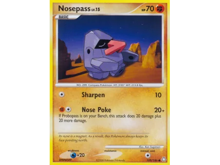 Nosepass (Reverse Holo)