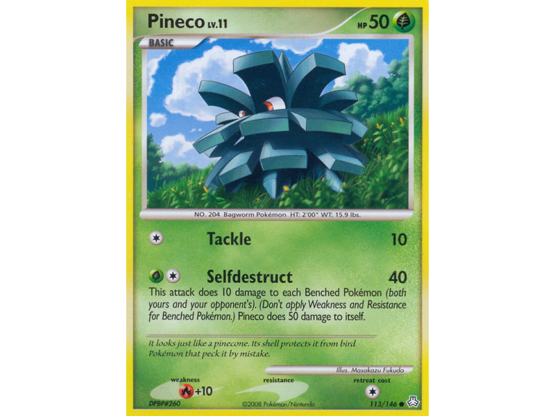 Pineco (Reverse Holo)