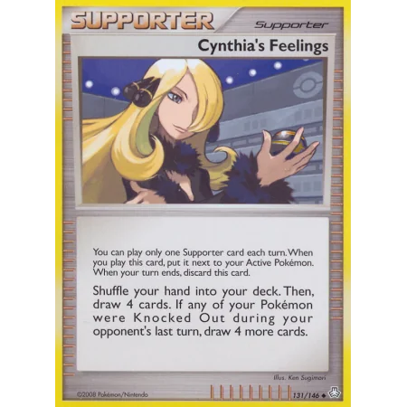 Cynthia's Feelings (Reverse Holo)