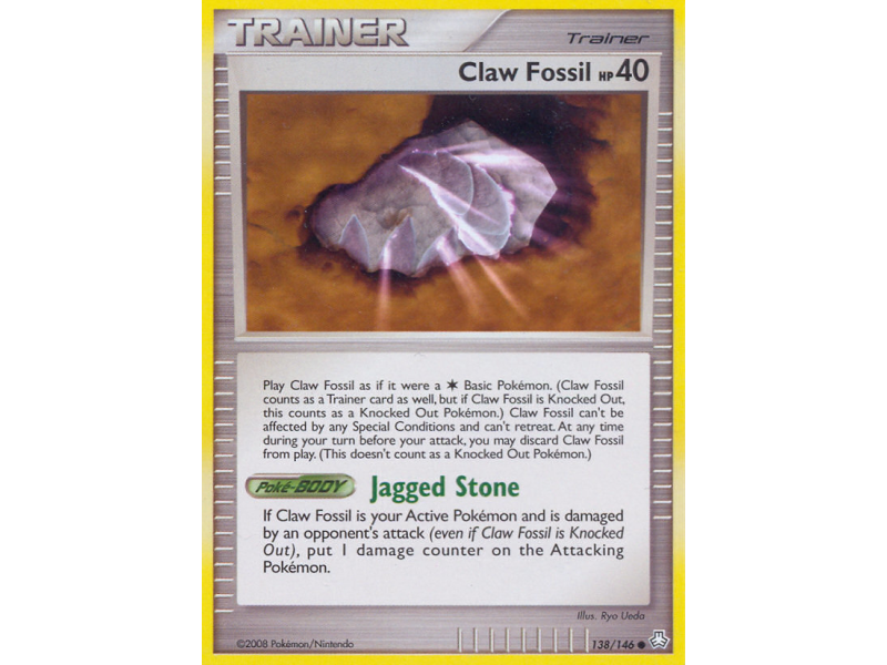 Claw Fossil (Reverse Holo)