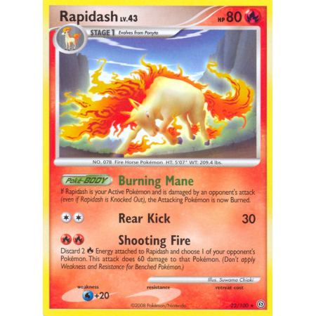 Rapidash (Reverse Holo)