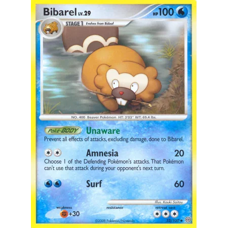 Bibarel (Reverse Holo)