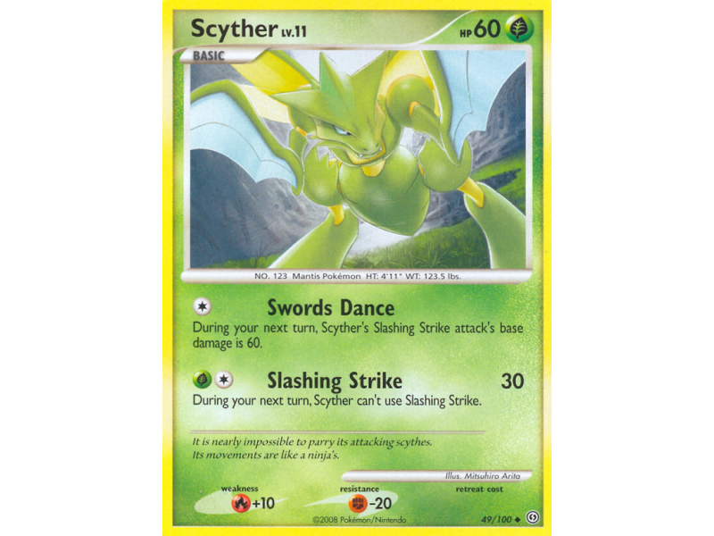 Scyther (Reverse Holo)