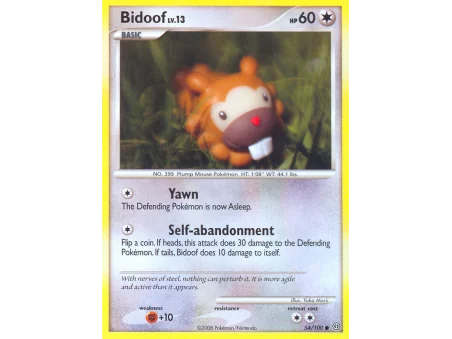 Bidoof (Reverse Holo)