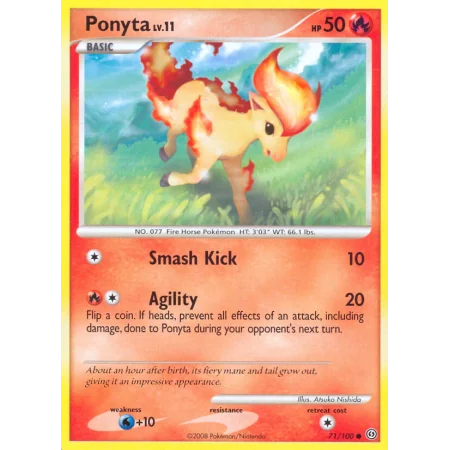 Ponyta (Reverse Holo)