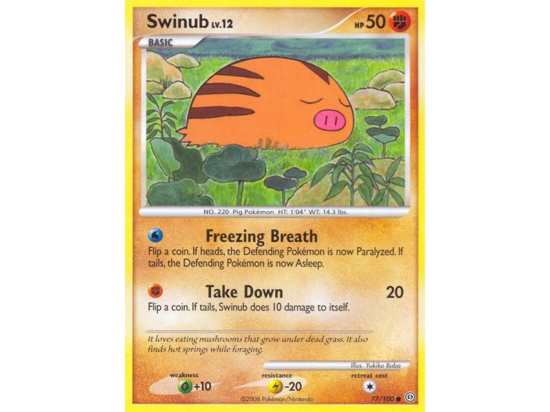 Swinub (Reverse Holo)