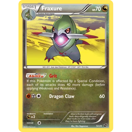 Fraxure (Reverse Holo)