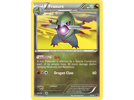 Fraxure (Reverse Holo)