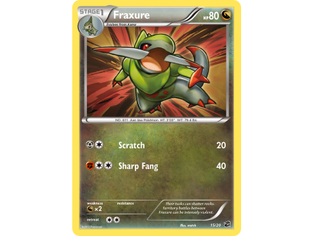 Fraxure (Reverse Holo)
