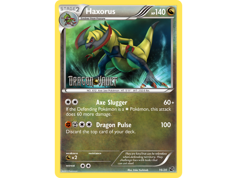 Haxorus (Reverse Holo)