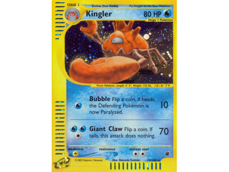 Kingler (Reverse Holo)