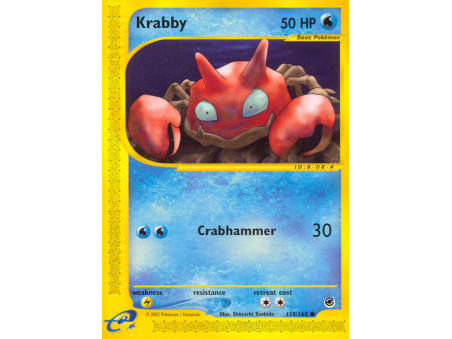 Krabby (Reverse Holo)