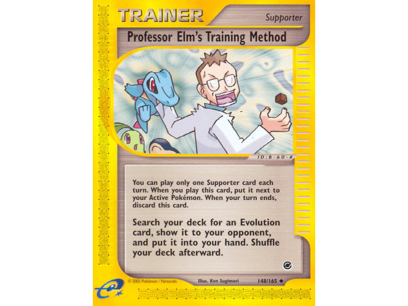 Professor Elm's Training Method (Reverse Holo)