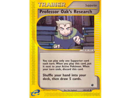Professor Oak's Research