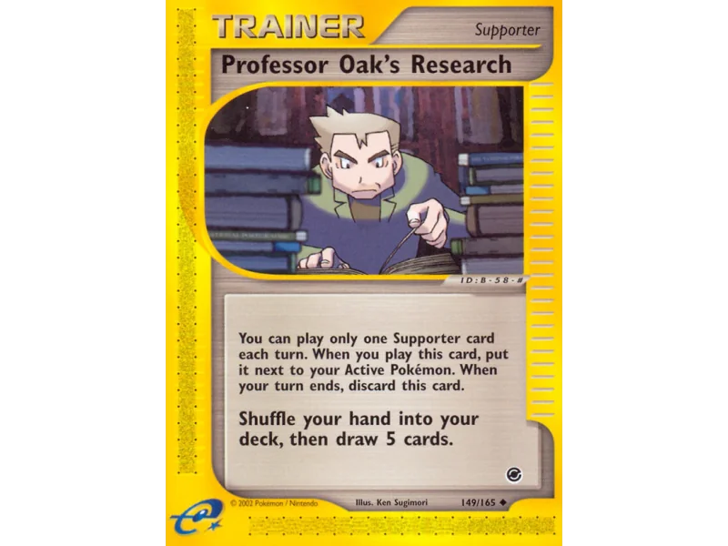Professor Oak's Research (Reverse Holo)