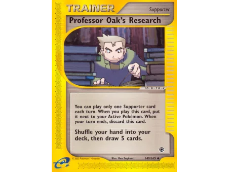 Professor Oak's Research (Reverse Holo)