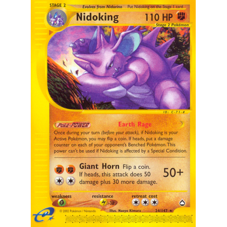 Nidoking (Reverse Holo)
