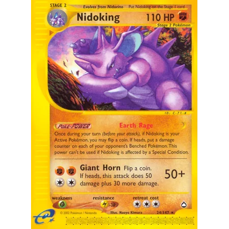 Nidoking (Reverse Holo)