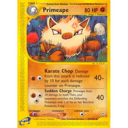 Primeape (Reverse Holo)