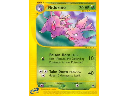 Nidorino (Reverse Holo)